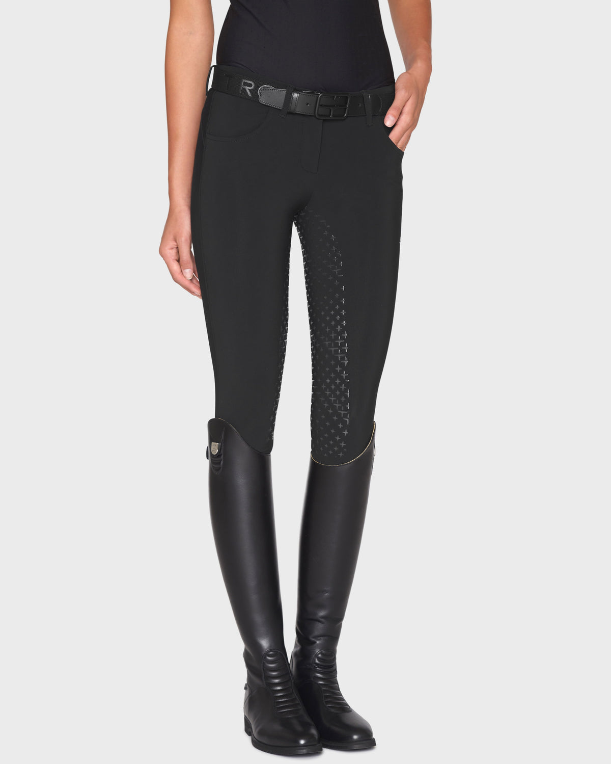 Model image — Light Star Cut Breeches Full Grip YR - White