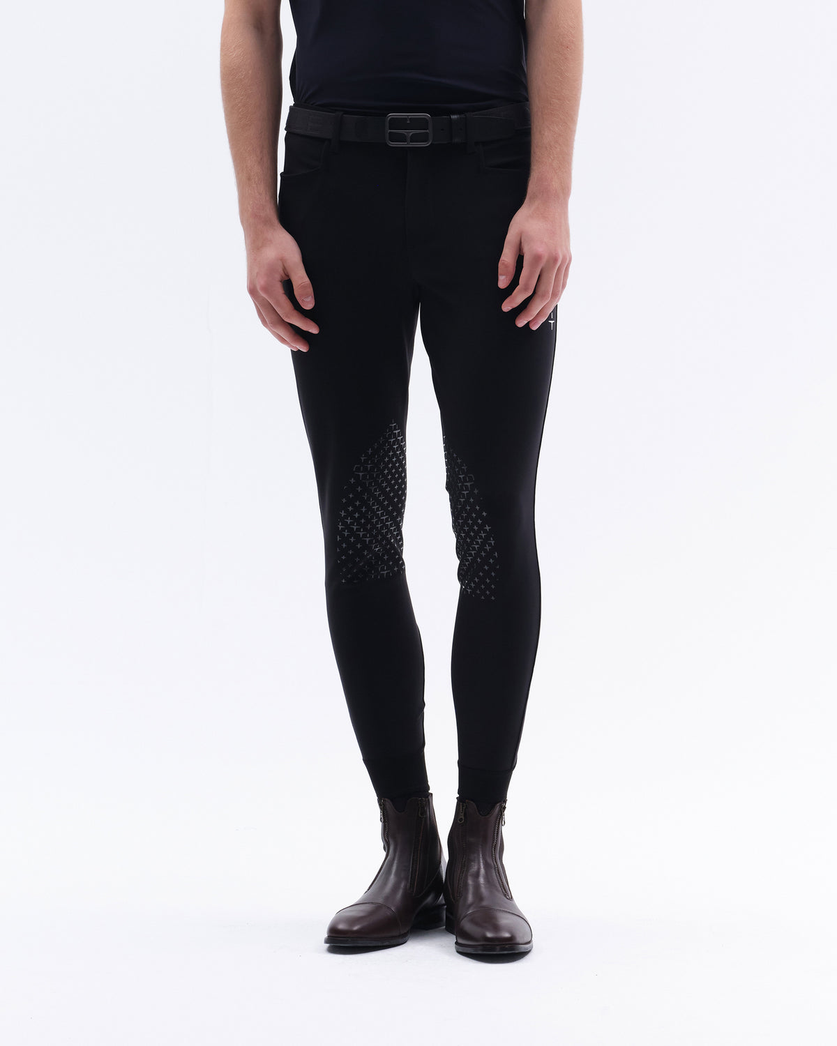 Model image — Athletic Male Breeches  Full Grip w. Back pocket - Dark Grey