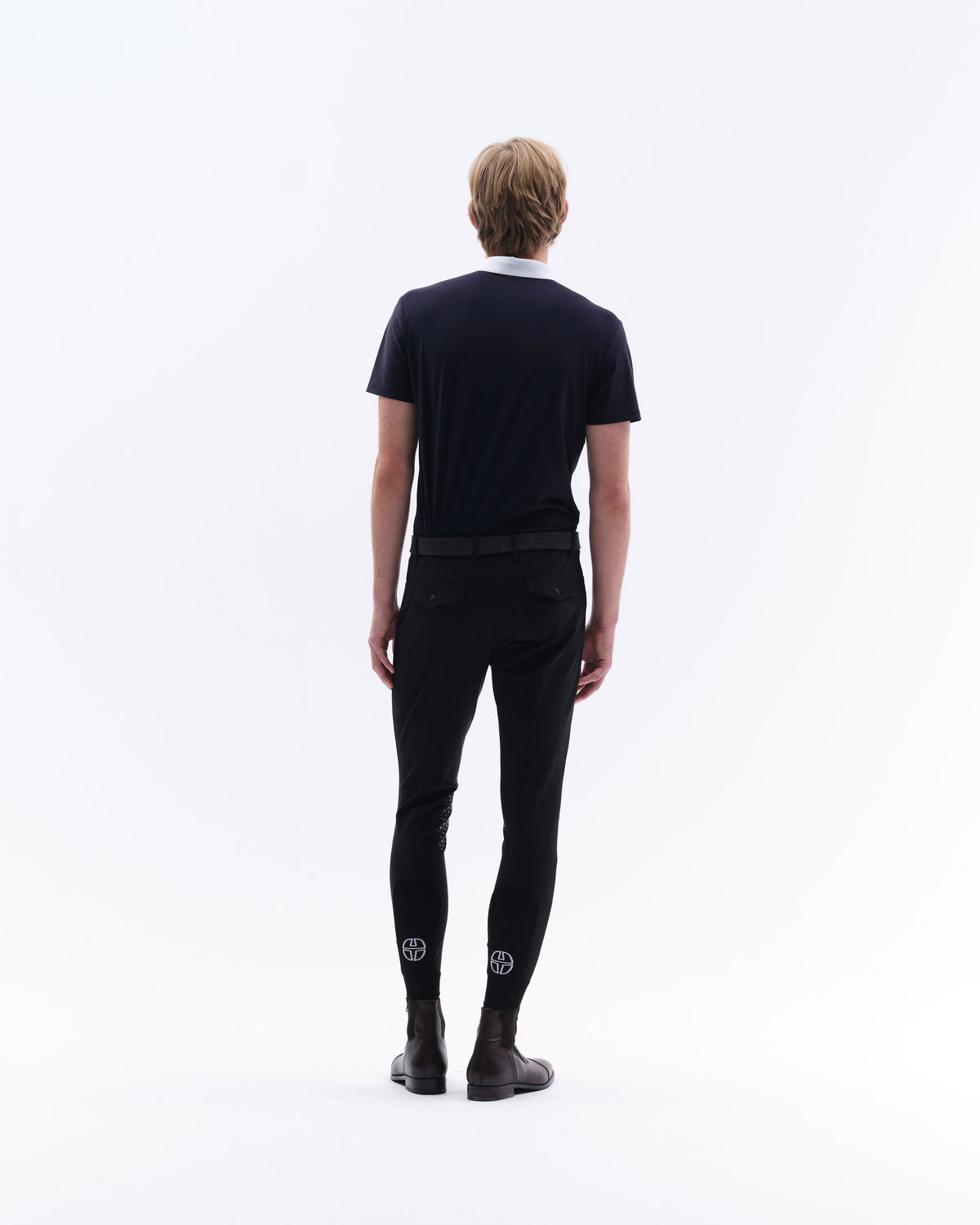 Model image — Athlete Male Breeches Knee Grip w, Back pocket - Sand