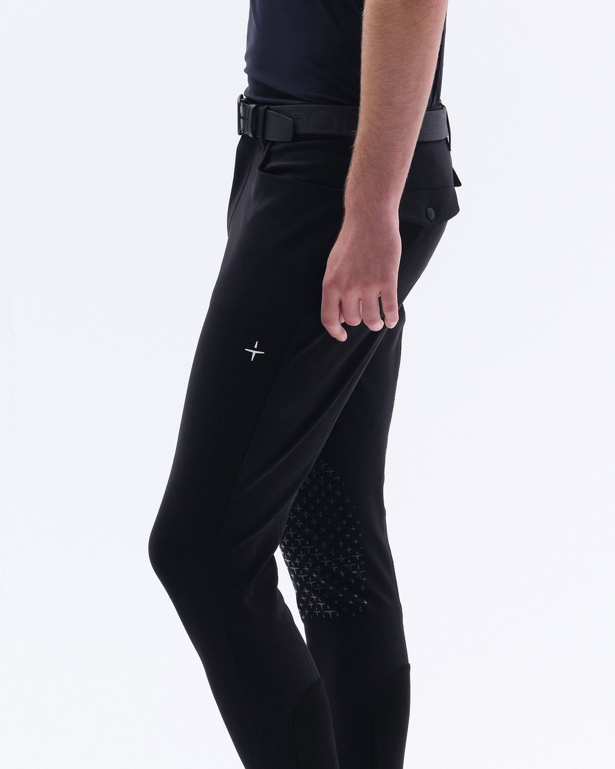 Model image — Athlete Male Breeches Knee Grip w, Back pocket - Sand