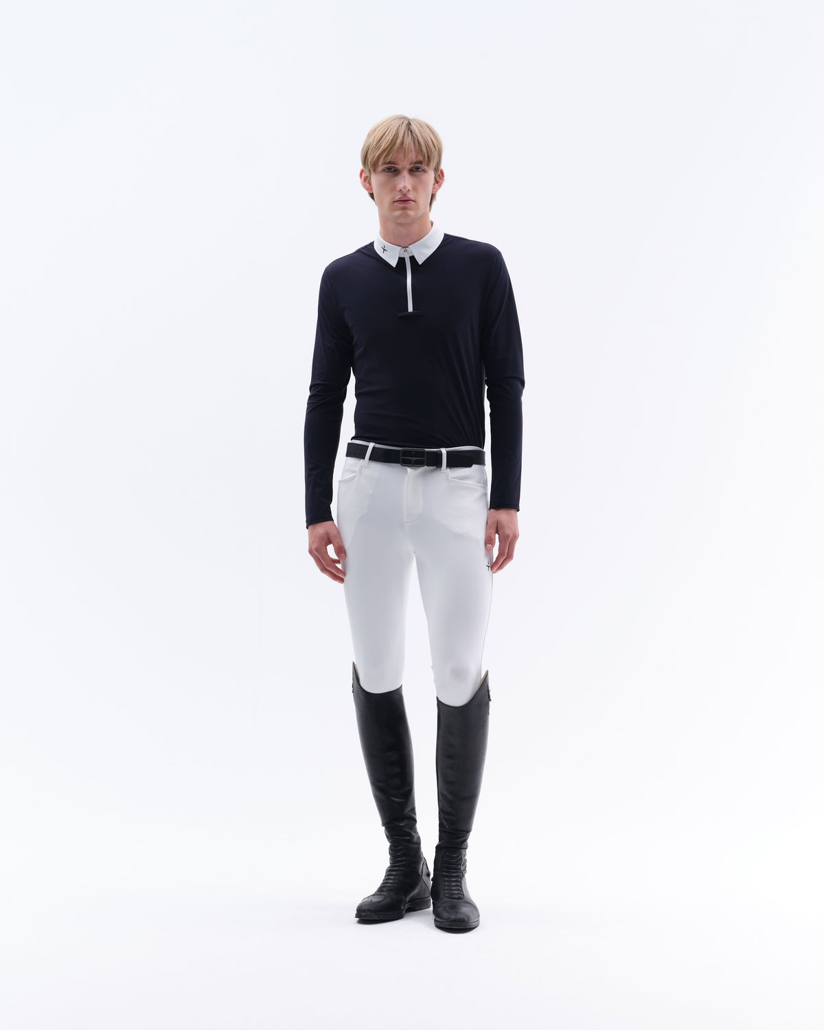 Model image — Athl Breeches Knee Grip w, Back pocket - Sand