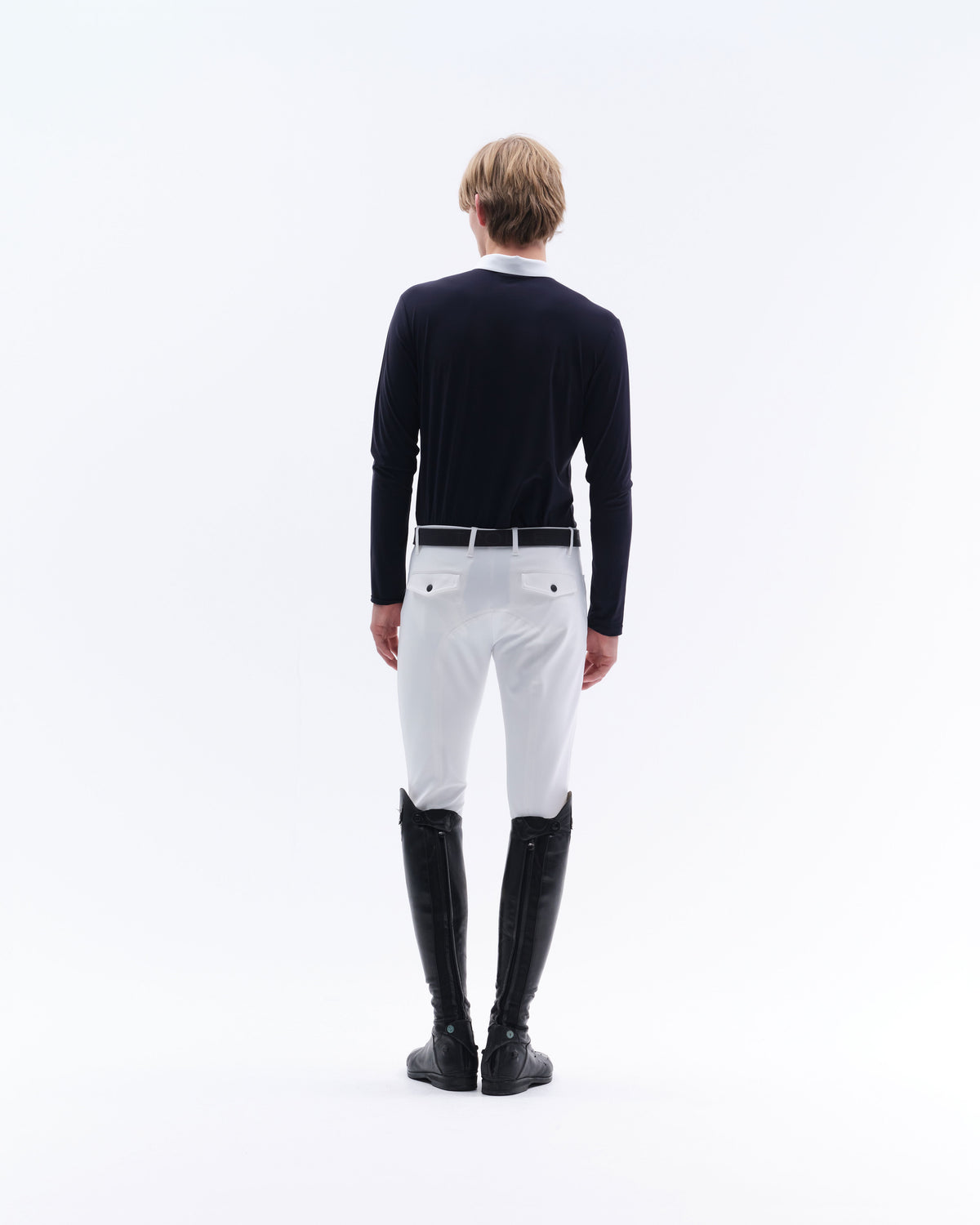 Model image — Athl Breeches Knee Grip w, Back pocket - Sand
