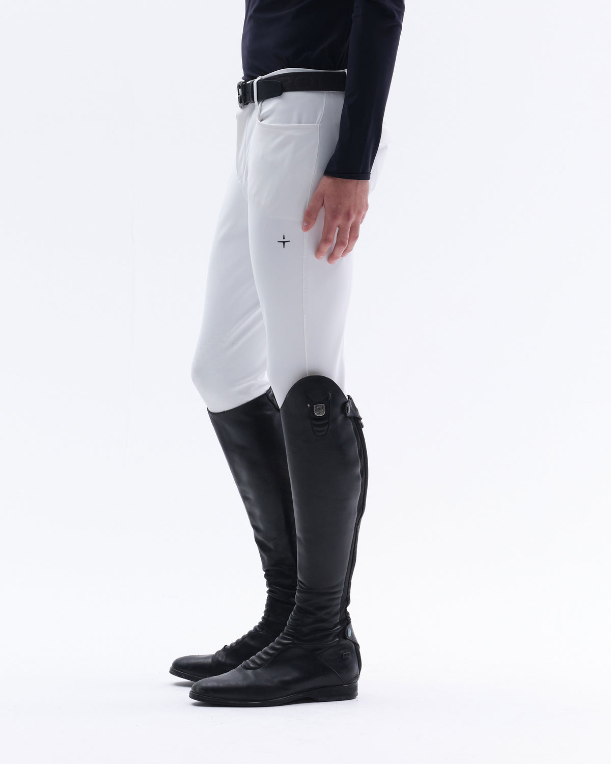 Model image — Athl Breeches Knee Grip w, Back pocket - Sand