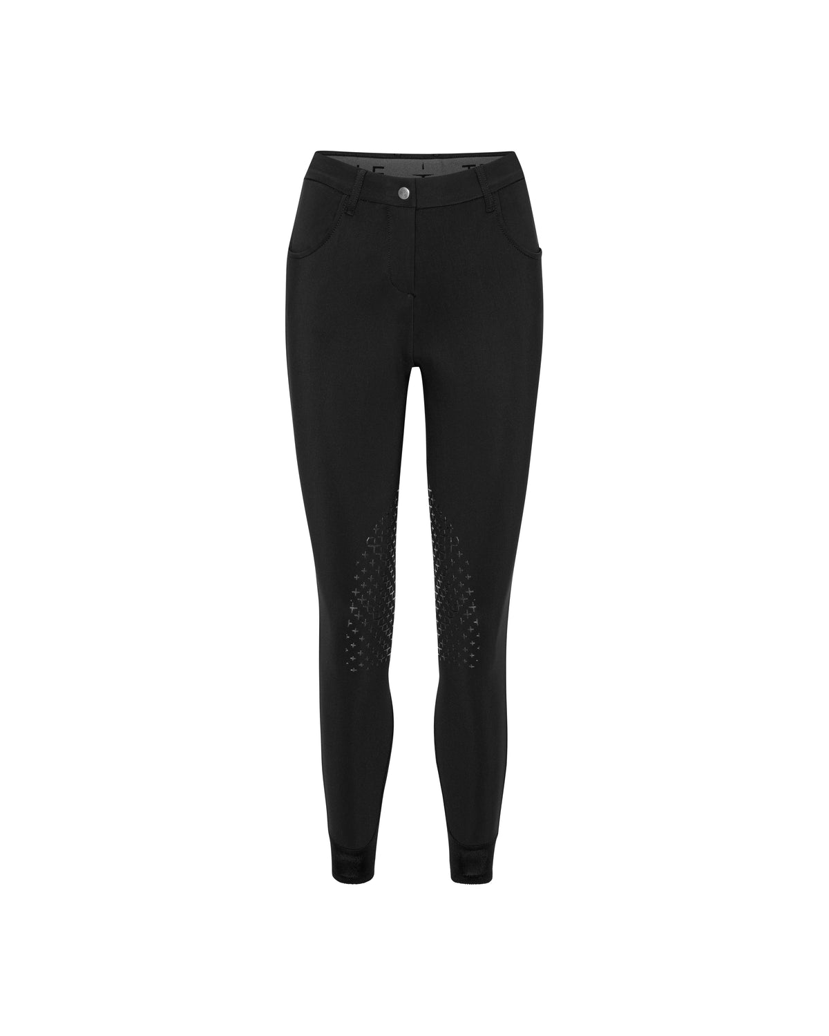 Model image — Star Cut Reg Waist Knee Grip Breeches - Earth Grey