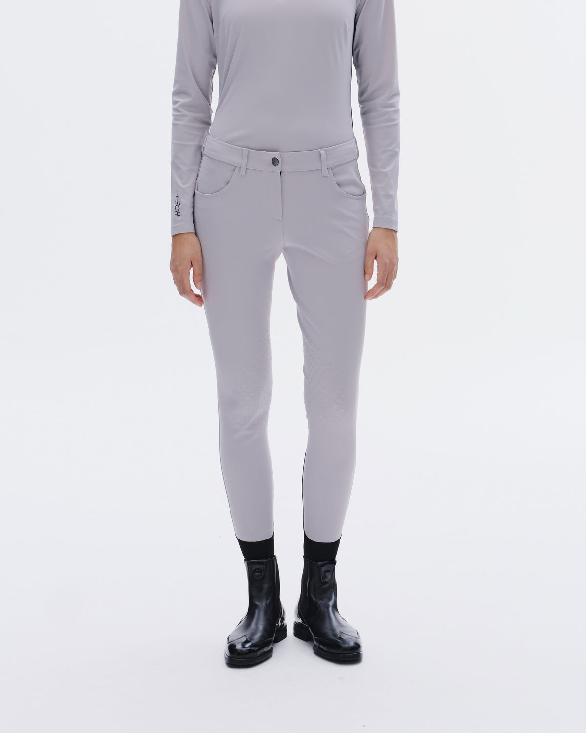 Model image — Athl Reg. waist breeches knee grip - Taupe