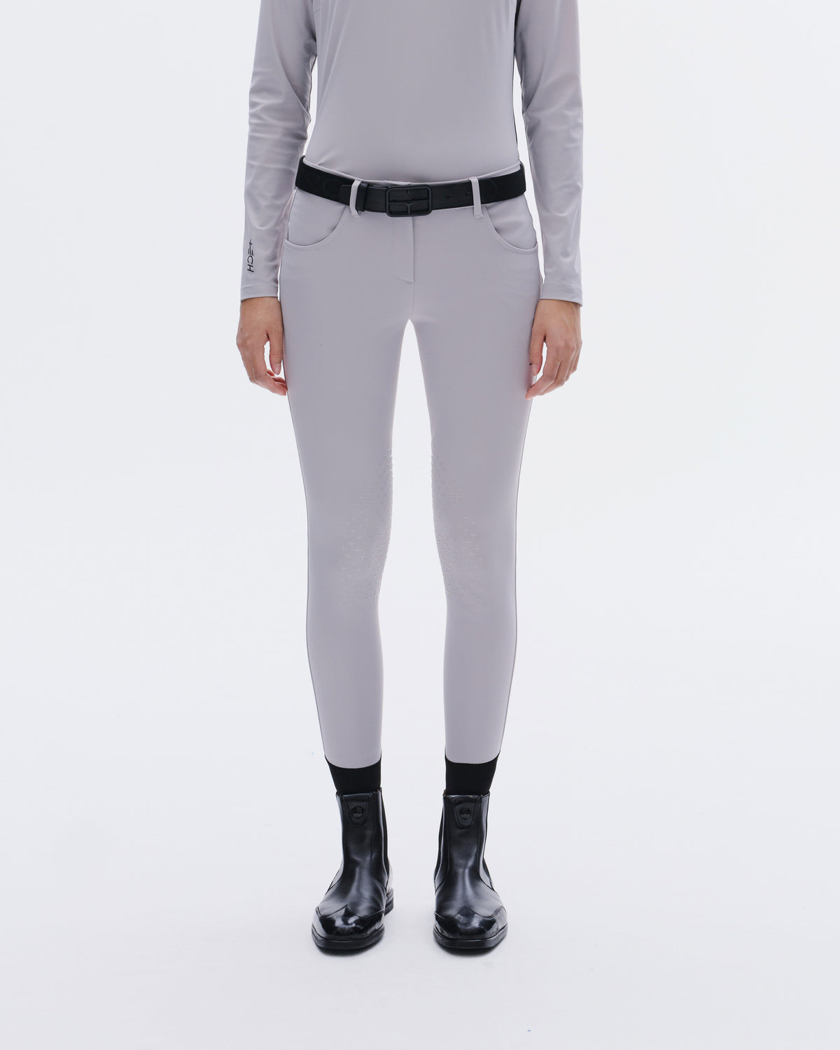 Model image — Athl Reg. waist breeches knee grip - Taupe