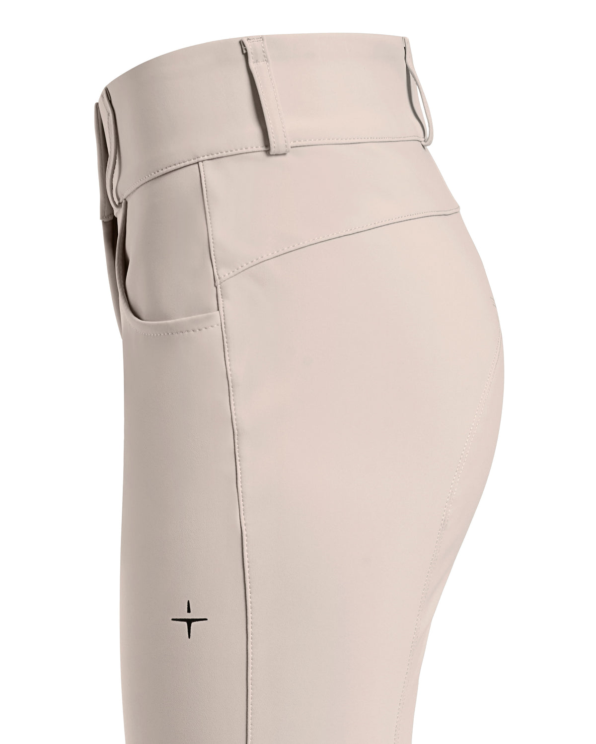 Model image — Athl High Waist Breeches Full Grip - White