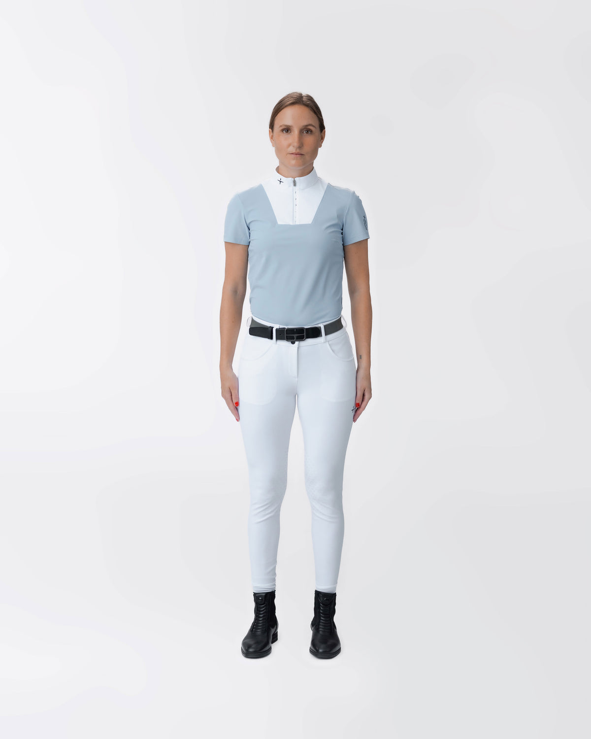 Model image — Athl High Waist Breeches Knee Grip - Taupe