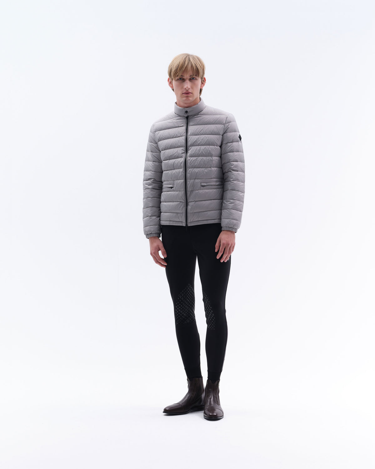Model image — Light Goose Down Jacket Male - Black