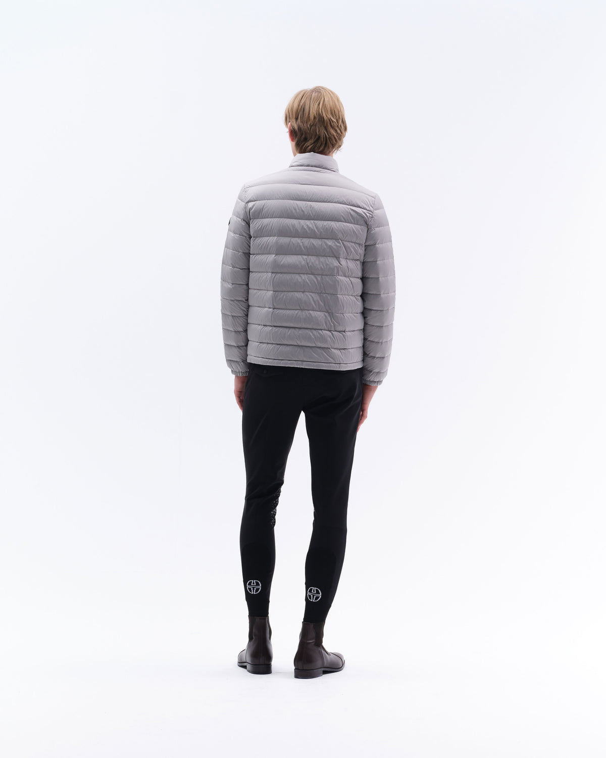 Model image — Light Goose Down Jacket Male - Black