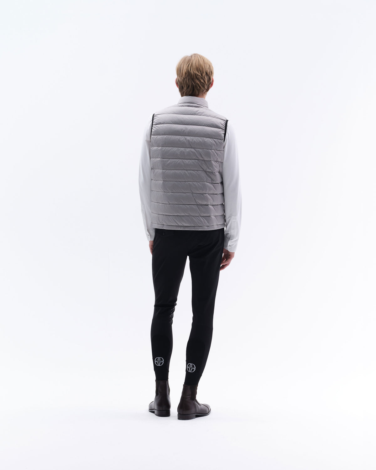 Model image — Light Goose Down Waist Coat Male - Navy