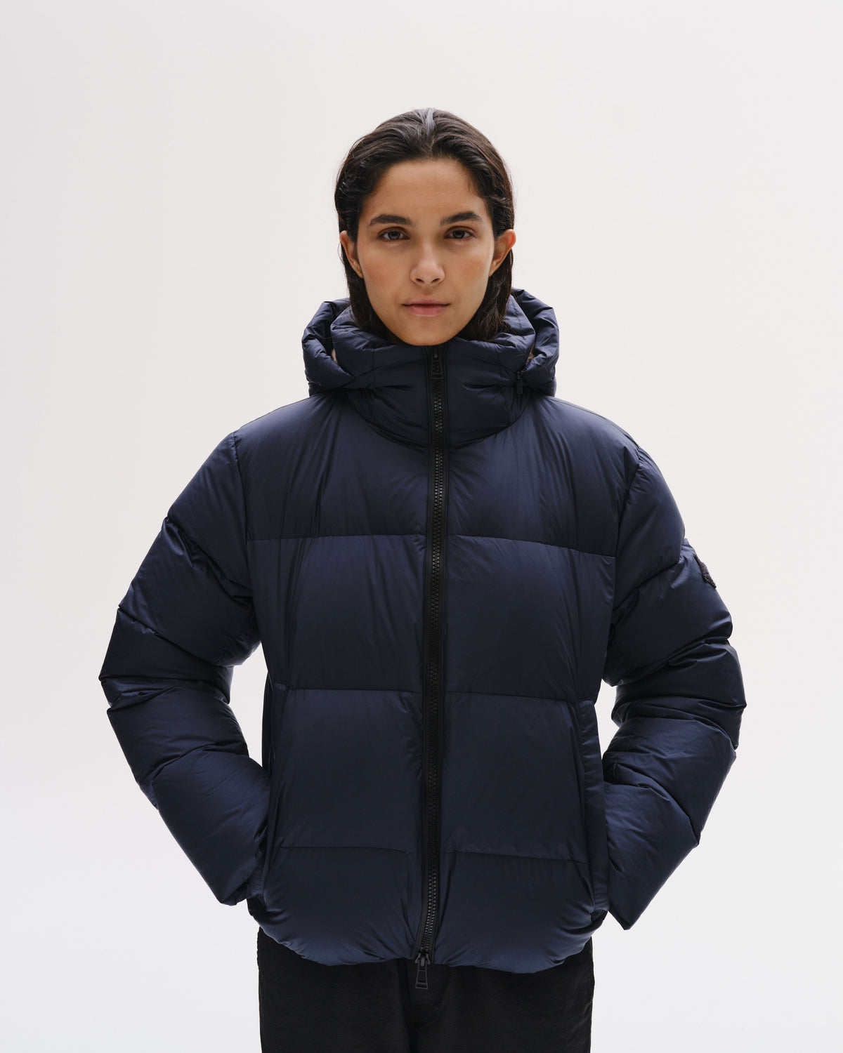 Model image — Goose  Down Jacket Female 2.0 - Terra Brown