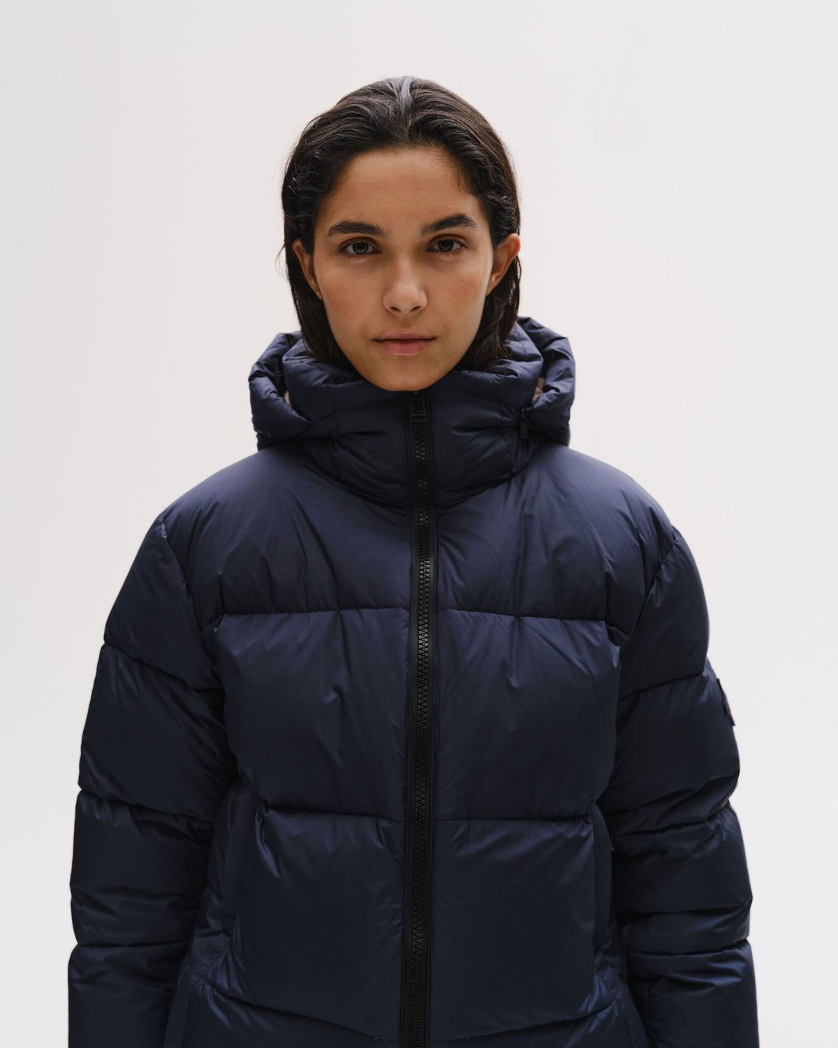Model image — Goose  Down Jacket Female 2.0 - Terra Brown