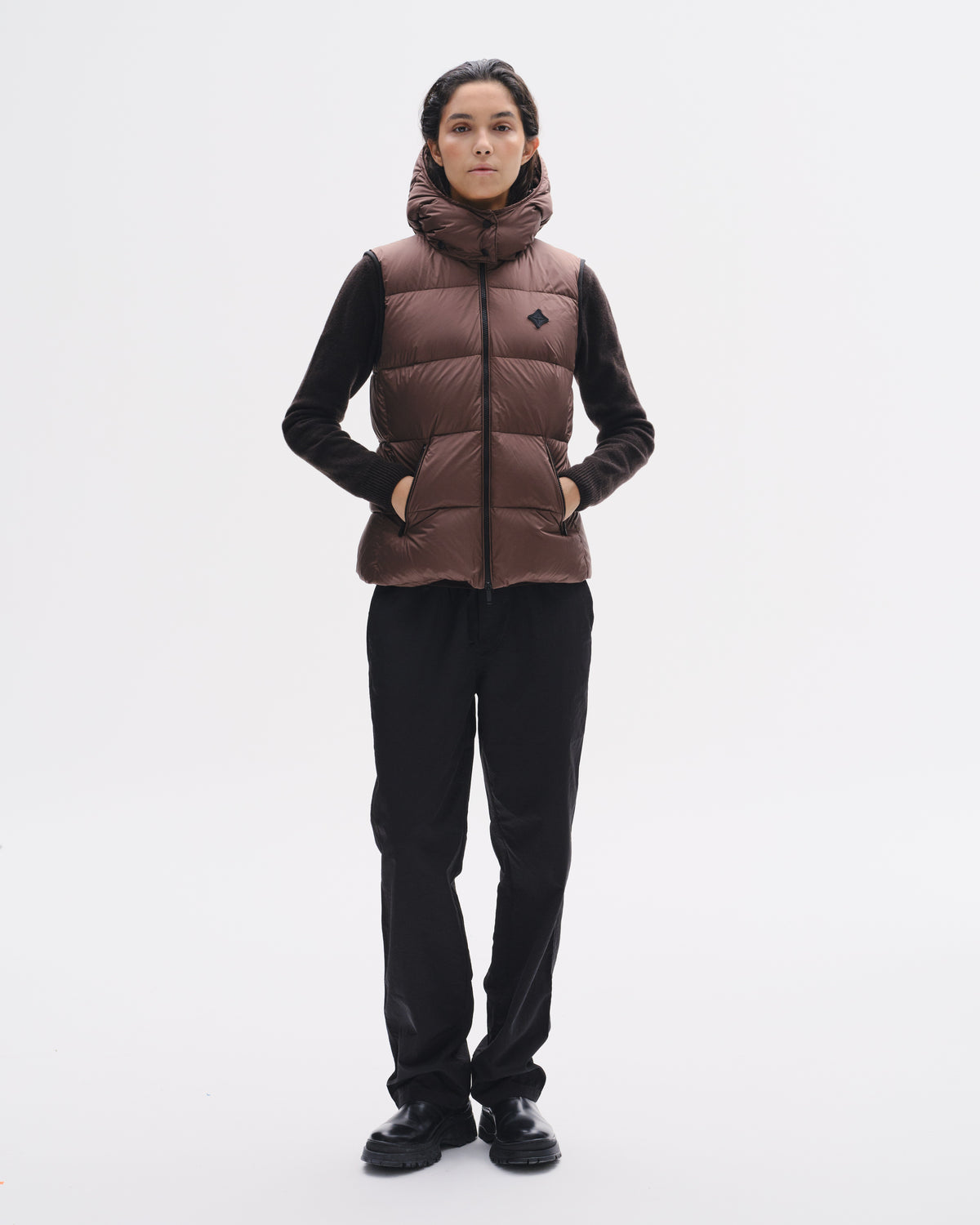 Model image — Goose Down Sleeveless 2.0 - Black