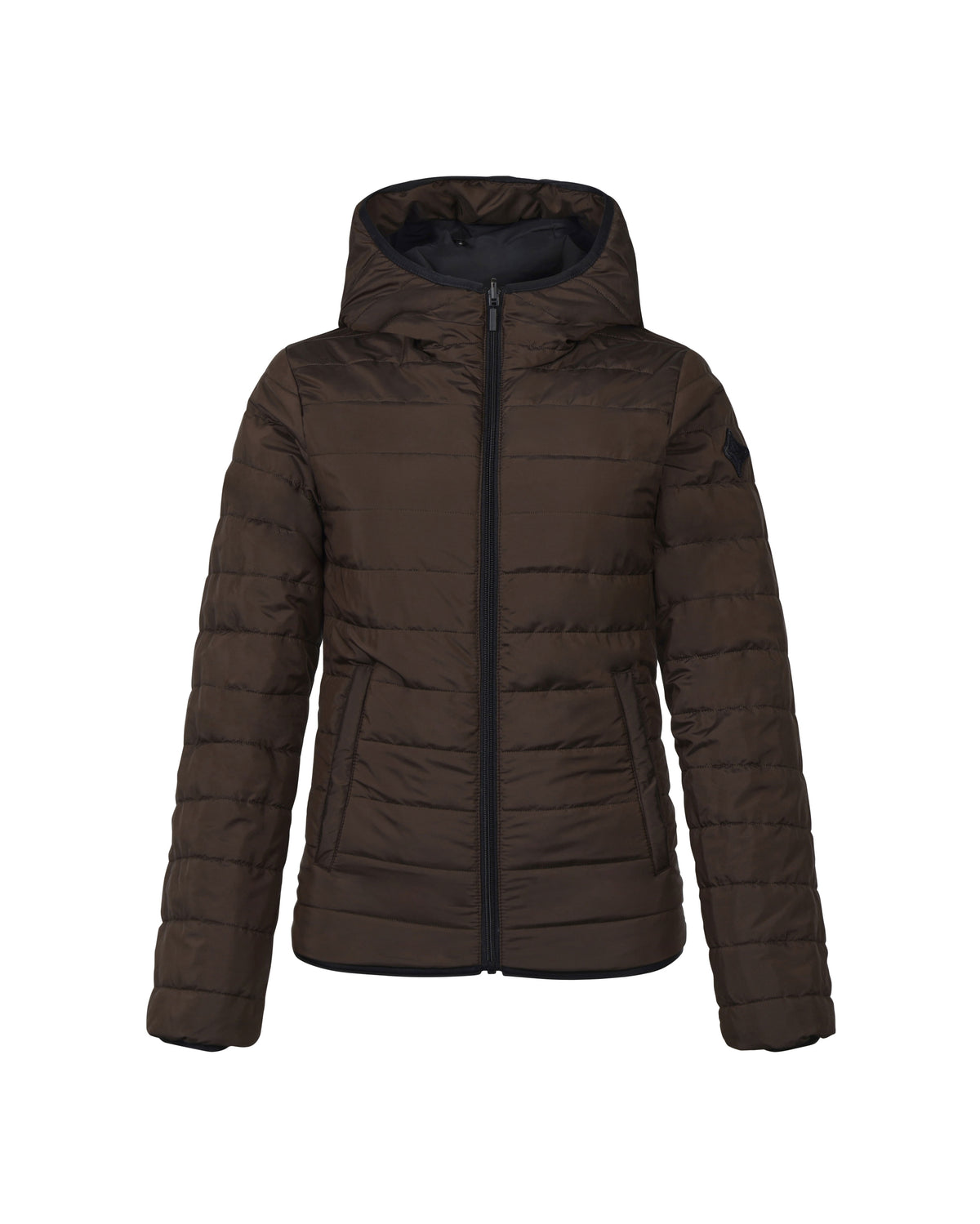 Model image — Hot L2 Thermo Reversible Light Down Jacket Female - Black/Grey
