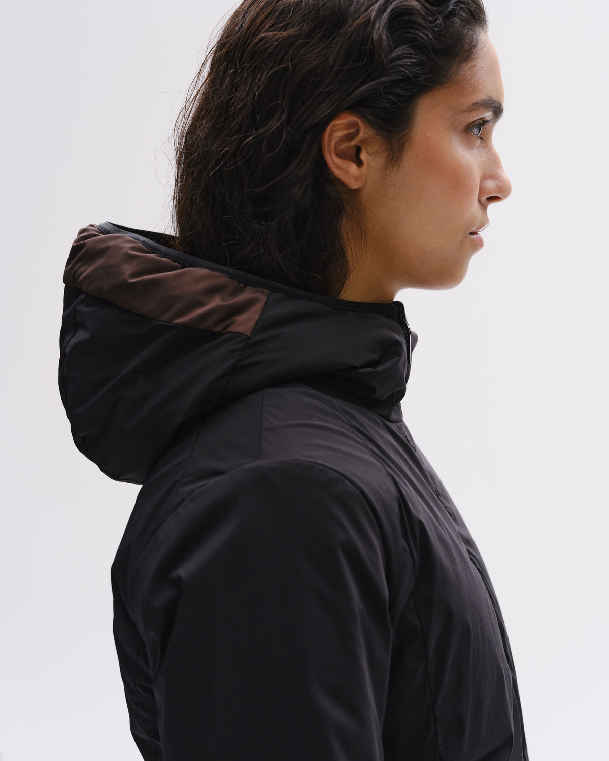 Model image — Hot L2 Thermo Reversible Light Down Jacket Female - Black/Grey