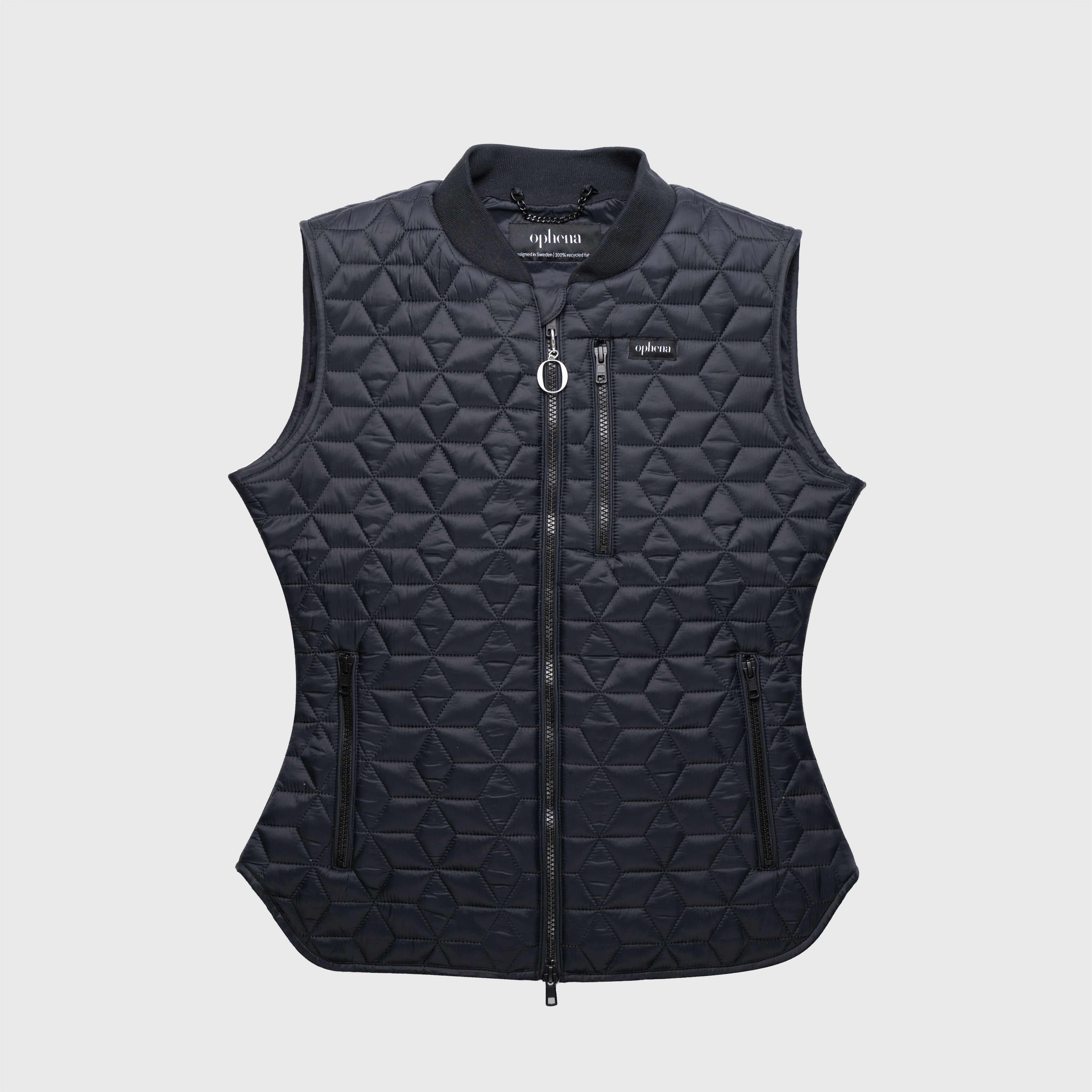Quilted Riding Vest - Black – image 5