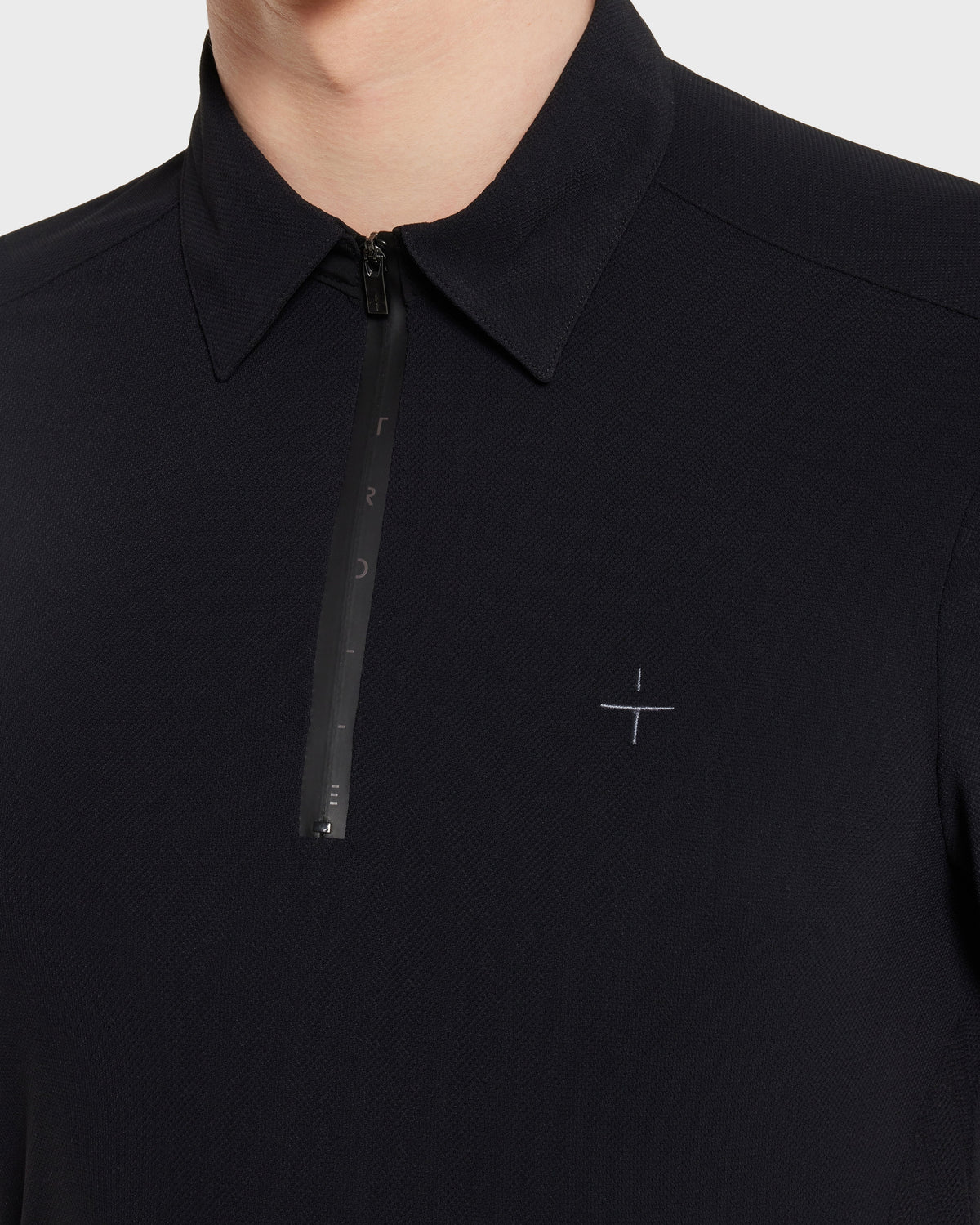 Model image — Piquet Polo Shirt Male - Grey