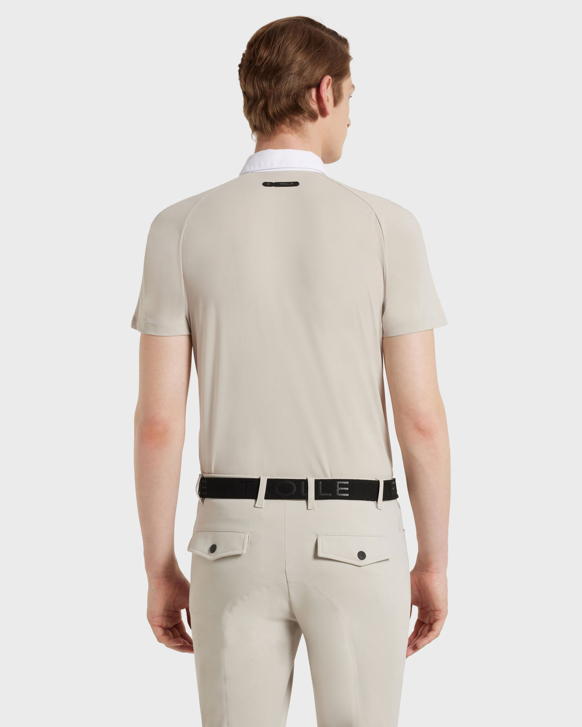 Model image — Aero Male Competition Polo - White
