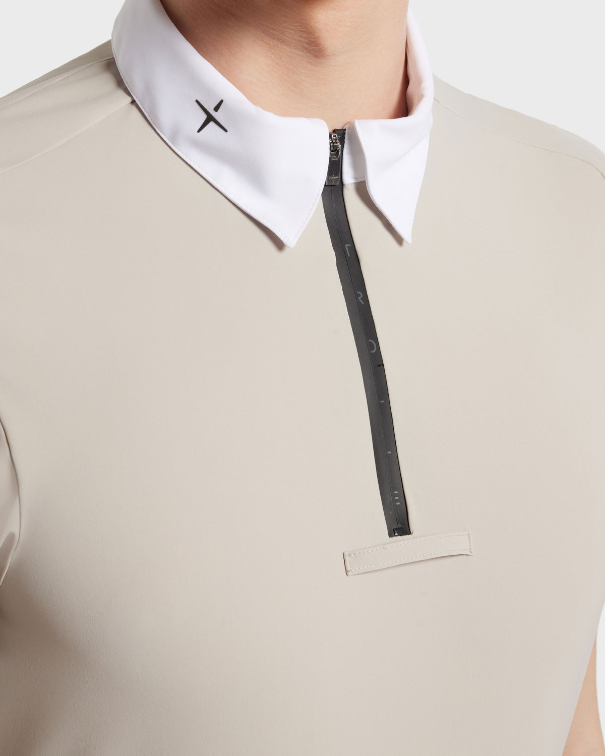 Model image — Aero Male Competition Polo - White