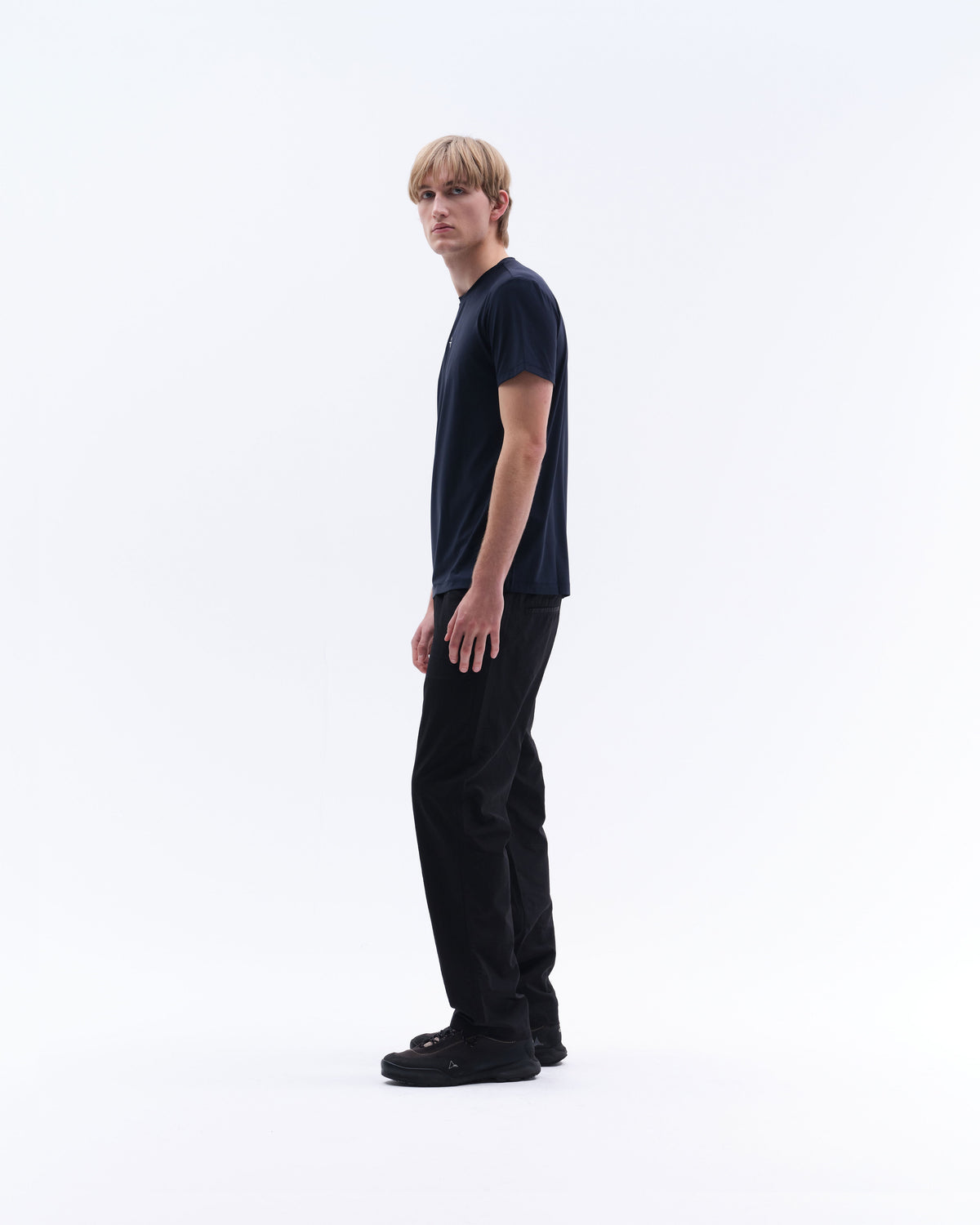 Model image — Tech Jersey T-Shirt Male - Stone Grey