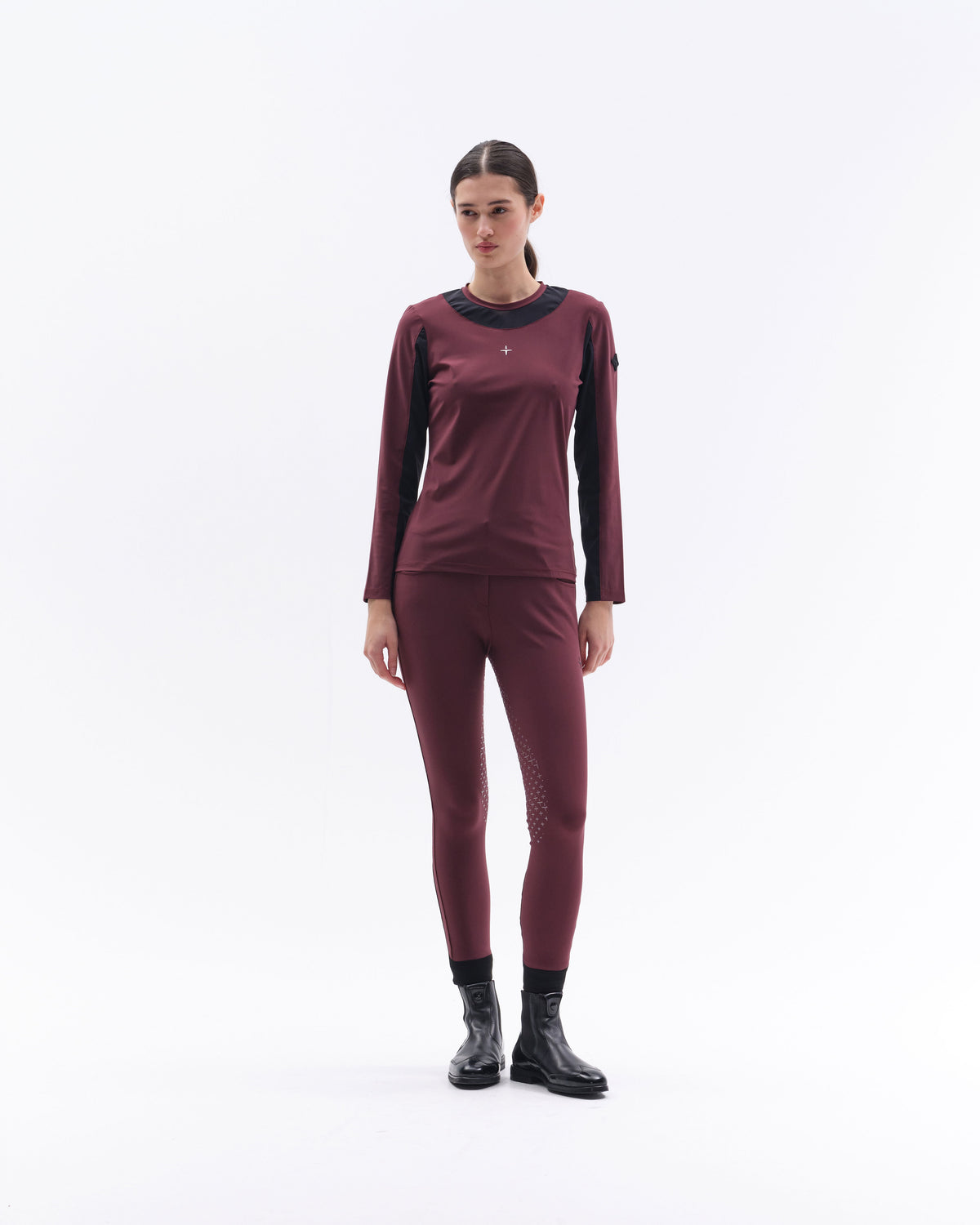 Model image — Centerline T-shirt Long Sleeve Female - Navy / Black