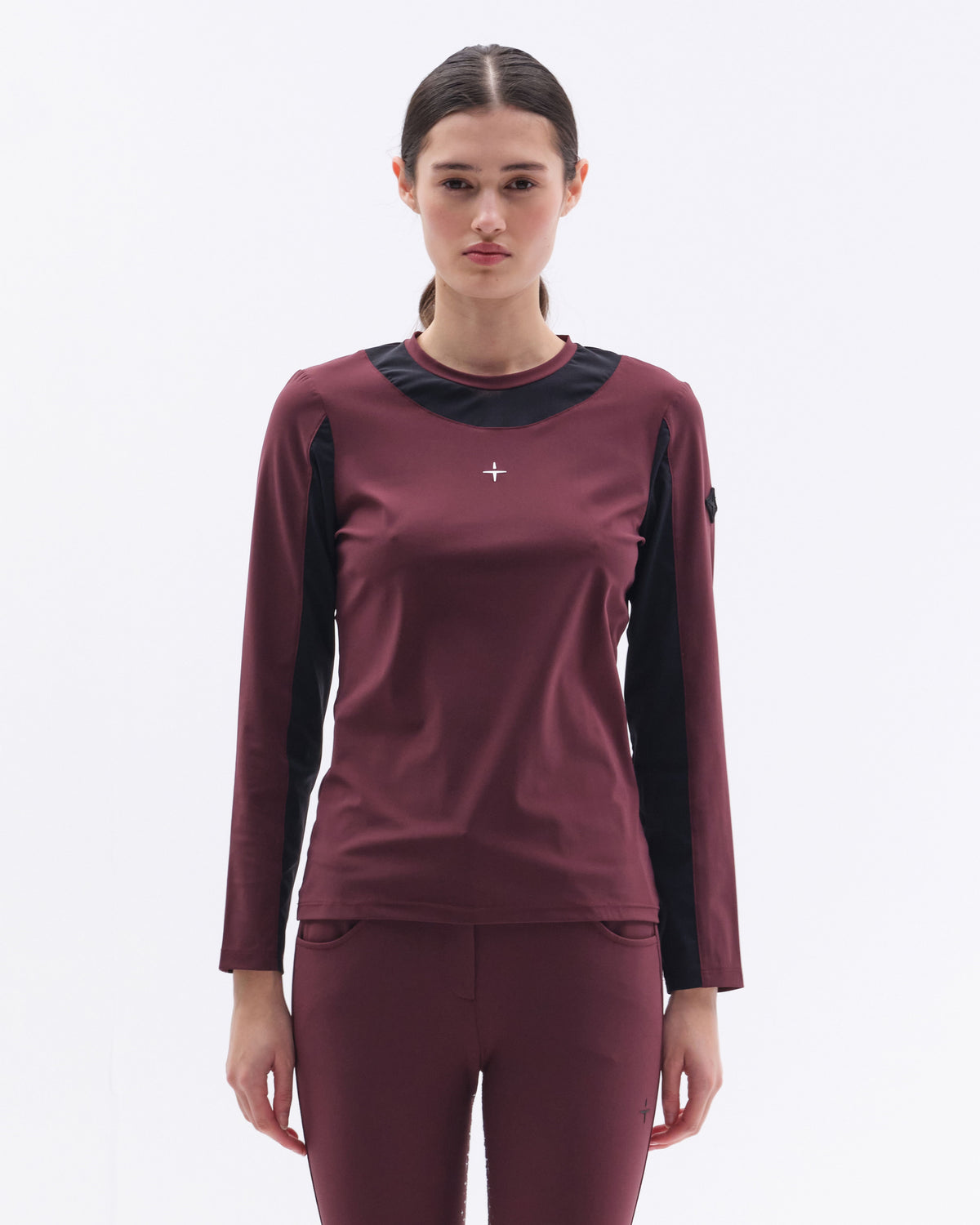 Model image — Centerline T-shirt Long Sleeve Female - Navy / Black