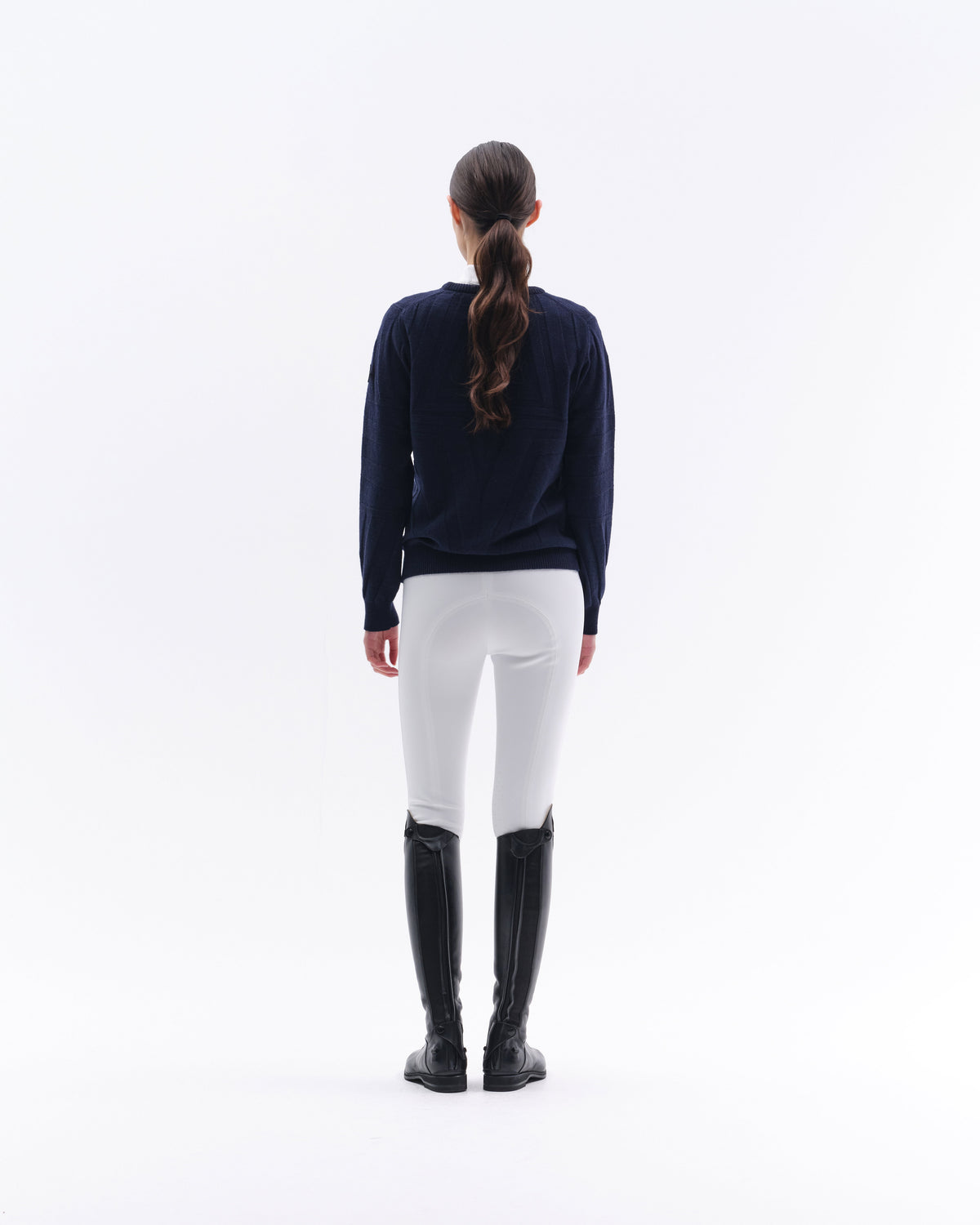 Model image — Ecco Wool Cashmere Sweater Unisex - Grey