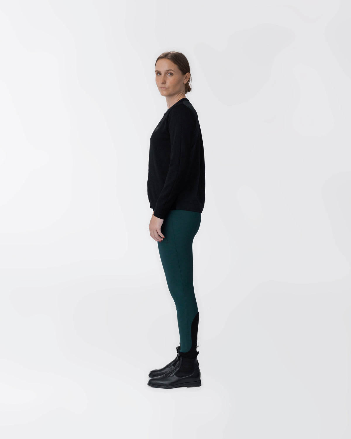 Model image — Tech Wool Full Zip Cardigan - Grey/Grey